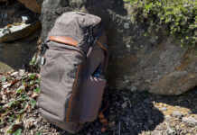 The Vertx Gamut 26l when filled with Pete's EDC gear.