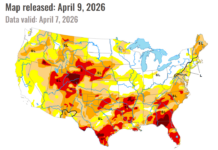 Most of the country is in some stage of drought as a super El Niño readies to influence our weather