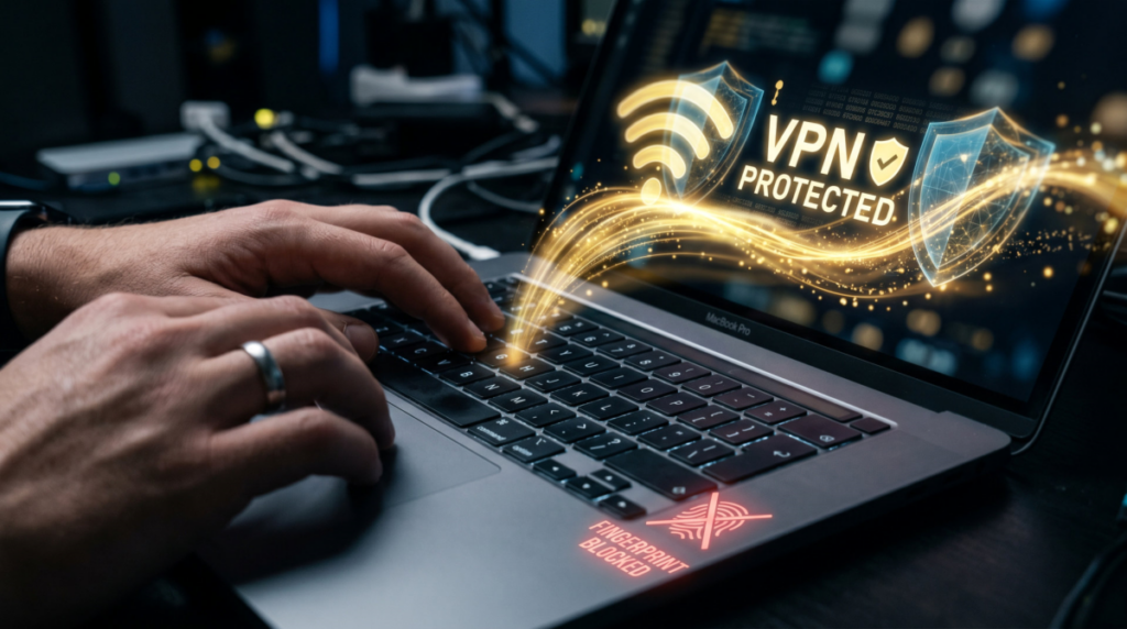 A VPN offers a great deal of protection, but blocking your digital fingerprint is also necessary to stop data aggregators from identifying you.