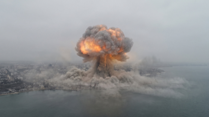 This is what a small tactical nuke hit on Odessa might look like.