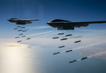 The B-2 steal bomber will be used when the U.S. goes full-force against iran.