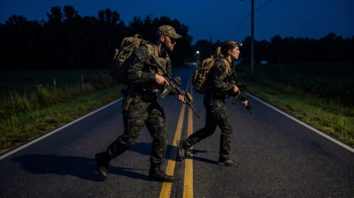 Whether patrolling at night or using darkness for cover while bugging out, moving at night adds complications and delay.
